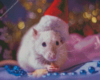 Christmas Mouse Diamond Paintings