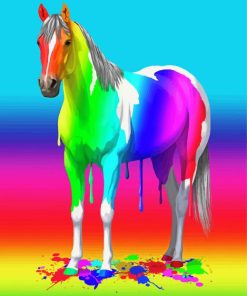Colorful Horse Diamond Paintings