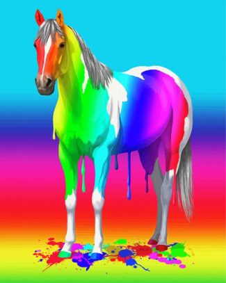 Colorful Horse Diamond Paintings