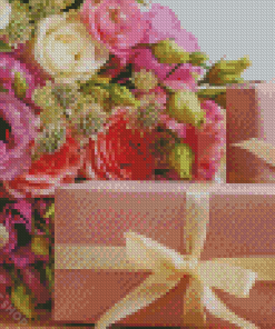 Country Flowers And Gift Diamond Paintings