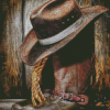 Vintage Cowboy Hat Diamond Paintings