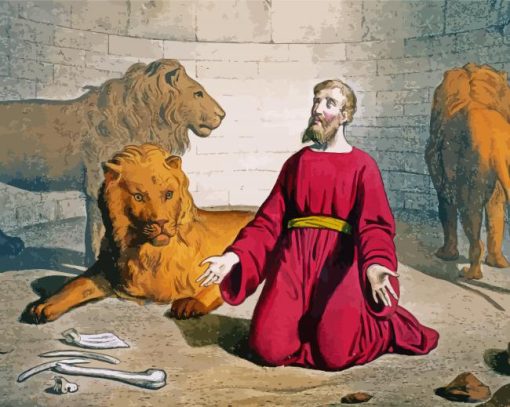 Daniel In The Lions Diamond Paintings
