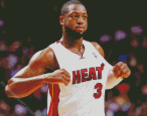 Dwayne Wade Player Diamond Paintings