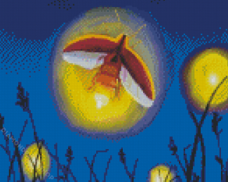 Adorable Firefly Insect Diamond Paintings