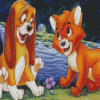 Fox And The Hound Animation Diamond Paintings