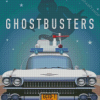 Ghostbusters Ecto 1 Poster Diamond Paintings