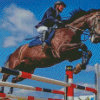 Horse Jump Diamond Paintings