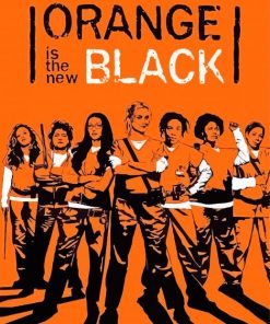 Illustration Orange Is The New Black Diamond Paintings