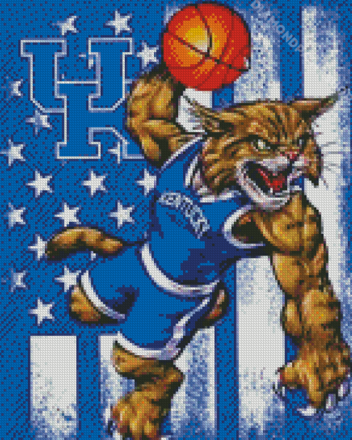 Kentucky Wildcats Basketball Team Diamond Paintings