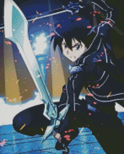 Kirito Anime Diamond Paintings