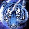 Lightining Tiger Diamond Paintings