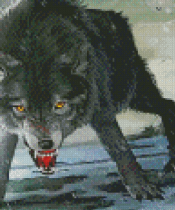 Mad Fenrir Wolf Diamond Paintings