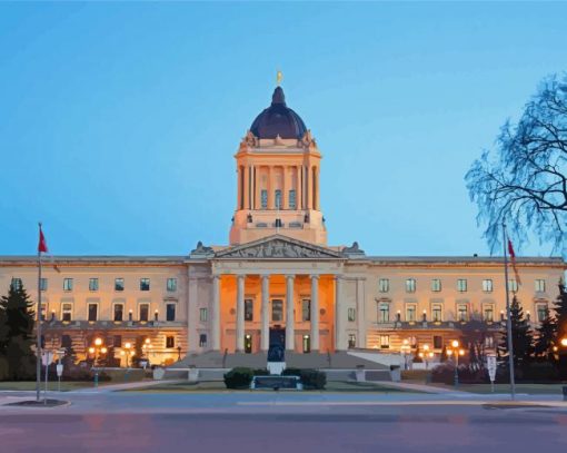 Manitoba Legislative Building Diamond Paintings