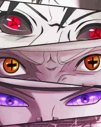 Diamond Painting Naruto Face Paint, Full Image - Painting