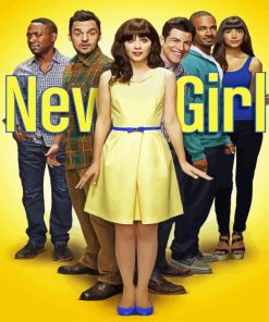 New Girl American Sitcom Poster Diamond Paintings