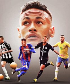 Neymar Collage Football Player Diamond Paintings