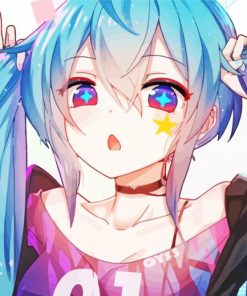 Nightcore Girl Diamond Paintings