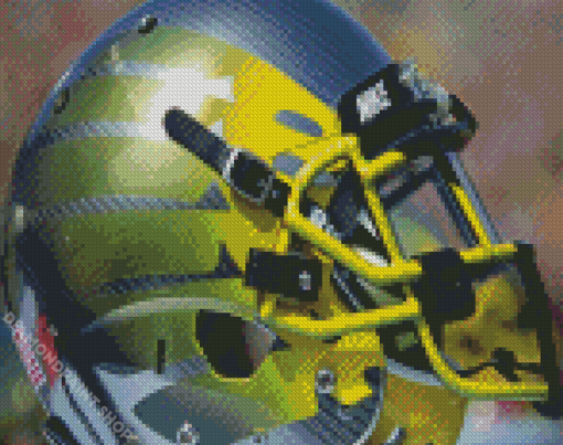 Oregon Ducks Helmet Diamond Paintings