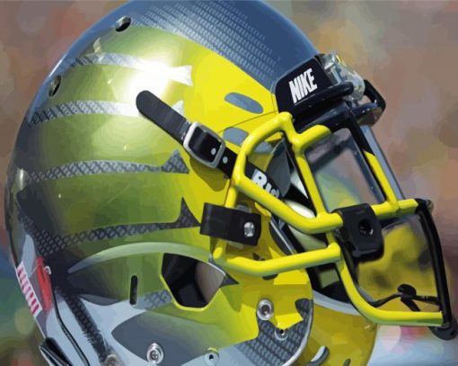 Oregon Ducks Helmet Diamond Paintings