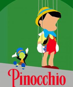 Pinocchio Illustration Diamond Paintings