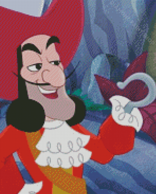 Captain Hook Cartoon Diamond Paintings