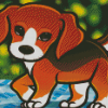 Adorable Puppy Diamond Paintings