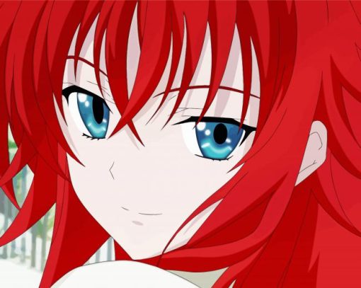 Rias Gremory Character Diamond Paintings