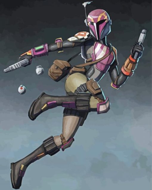 Sabine Wren Star Wars Diamond Paintings