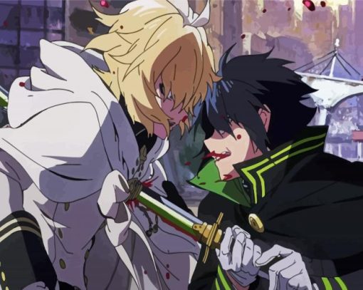 Seraph Of The End Anime Diamond Paintings