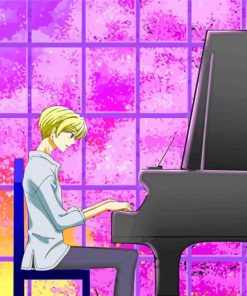 Tamaki Suoh Playing Piano Diamond Paintings