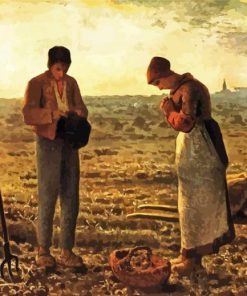 The Angelus By Millet Diamond Paintings