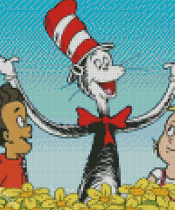 The Cat In The Hat Animation Diamond Paintings