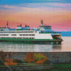 Washington Ferry In The Sea Diamond Paintings