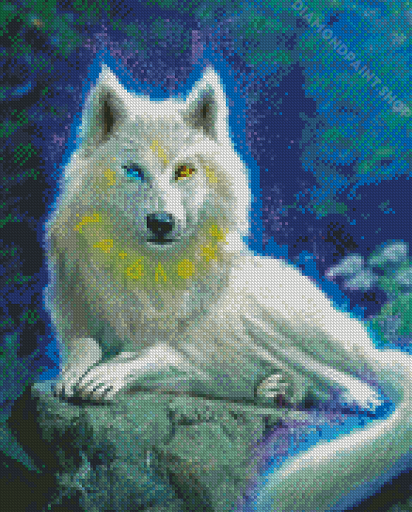 White Wolf - Diamond Paintings - DiamondPaint.Shop