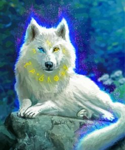White Wolf Diamond Paintings