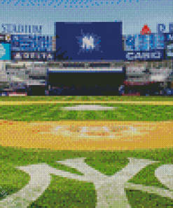 Yankee Stadium On Field Diamond Paintings