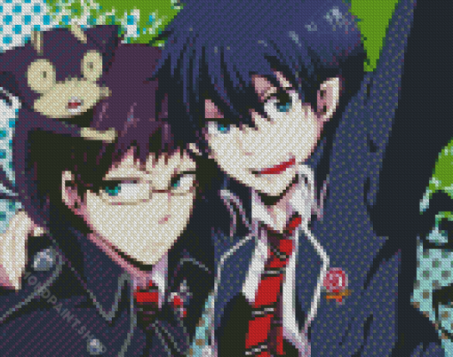 Rin yukio And Shiemi Diamond Paintings