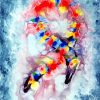 Abstract Colorful Dna Diamond Paintings