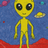 Adorable Alien Diamond Paintings