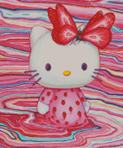 Gorgeouse Hello Kitty Diamond Paintings