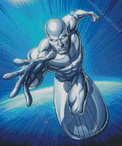 Aesthetic Silver Surfer Diamond Paintings