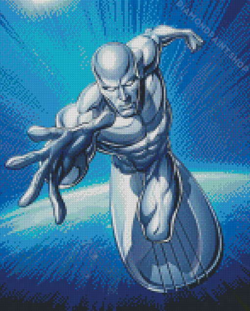 Aesthetic Silver Surfer Diamond Paintings