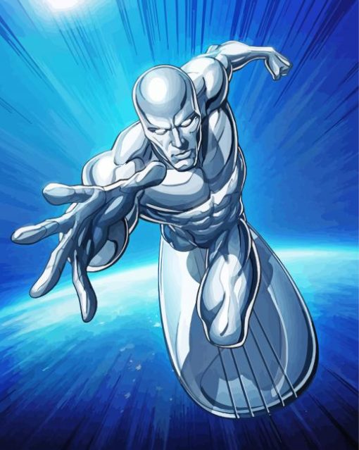 Aesthetic Silver Surfer Diamond Paintings