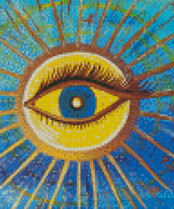 Aesthetic Third Eye Illustration Diamond Paintings
