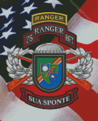 Aesthetic United States Army Rangers Logo Diamond Paintings