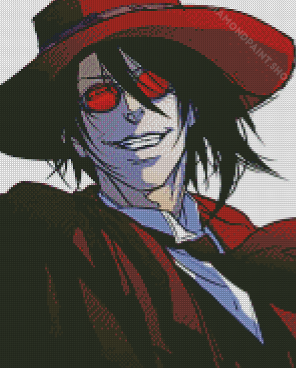 Dark Anime Hellsing Alucard Diamond Painting Embroidery Vampire