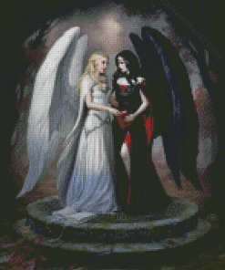 Angel And Devil Ladies Diamond Paintings