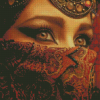 Arab Lady Eyes Diamond Paintings