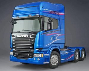 Blue Scania Diamond Paintings