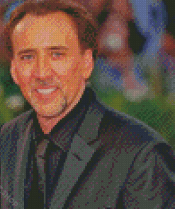 Classy Nicolas Cage Diamond Paintings